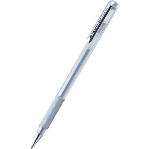 Długopis żelowy Pentel Hybrid Gel Grip K118 srebrny Pentel