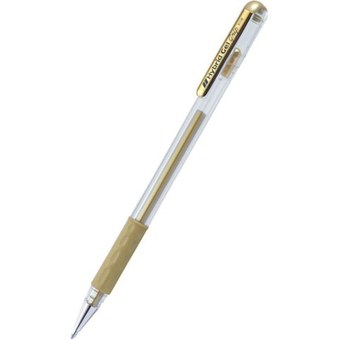 Długopis żelowy Pentel Hybrid Gel Grip K118 złoty Pentel Długopis żelowy Pentel Hybrid Gel Grip K118 złoty Pentel