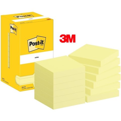 Karteczki Post-it 76x76mm (654-CY) żółte (12x100) Post-it Karteczki Post-it 76x76mm (654-CY) żółte (12x100) Post-it
