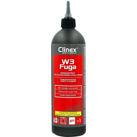 Koncentrat CLINEX W3 Fuga, do czyszczenia fug i spoin, 500ml Clinex