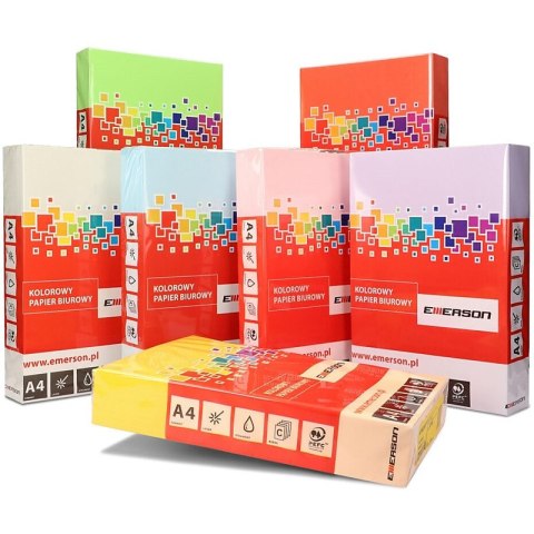 Papier Emerson A4/80g brzoskwiniowy (500) Emerson Papier Emerson A4/80g brzoskwiniowy (500) Emerson