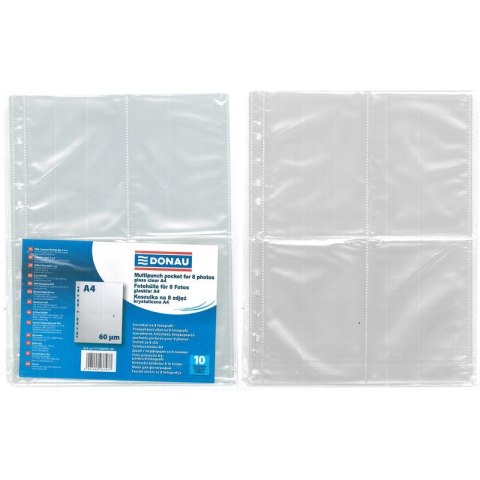 Koszulki na zdjęcia Donau 10x15cm pionowe (10) Donau Koszulki na zdjęcia Donau 10x15cm pionowe (10) Donau