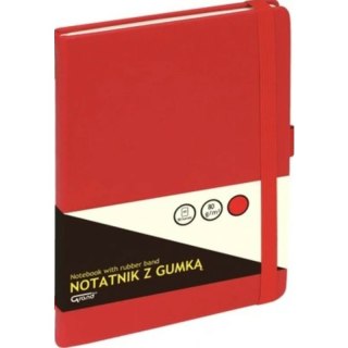 Notatnik Grand A6/80k kratka czerwony Grand