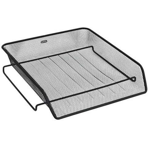 Półka na dokumenty Grand A4 metalowa czarna Grand