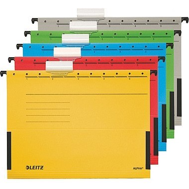 TECZKA ZAWIESZANA LEITZ ALPHA A4 Z BOKAMI CZERWONA Leitz TECZKA ZAWIESZANA LEITZ ALPHA A4 Z BOKAMI CZERWONA Leitz